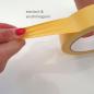 Preview: Bodenmarkierungsband gelb Weich-PVC Klebeband Warnband Markierungsband Messe Industrie 33m